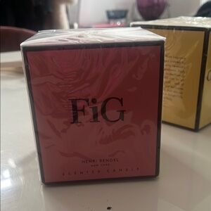 Henri Bendel Pink Candle Holder with Textured Finish